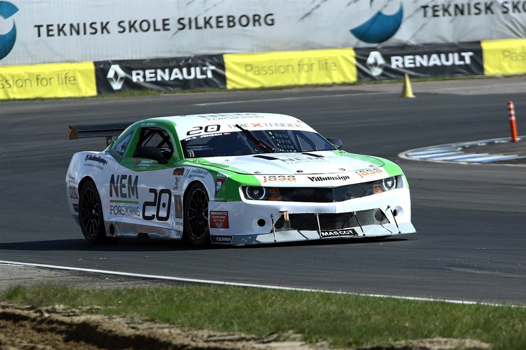 Martin V. Jensen havde en god weekend ved Classic Race Aarhus
(Foto: HM Racing)